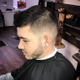 Spiked popular haircut